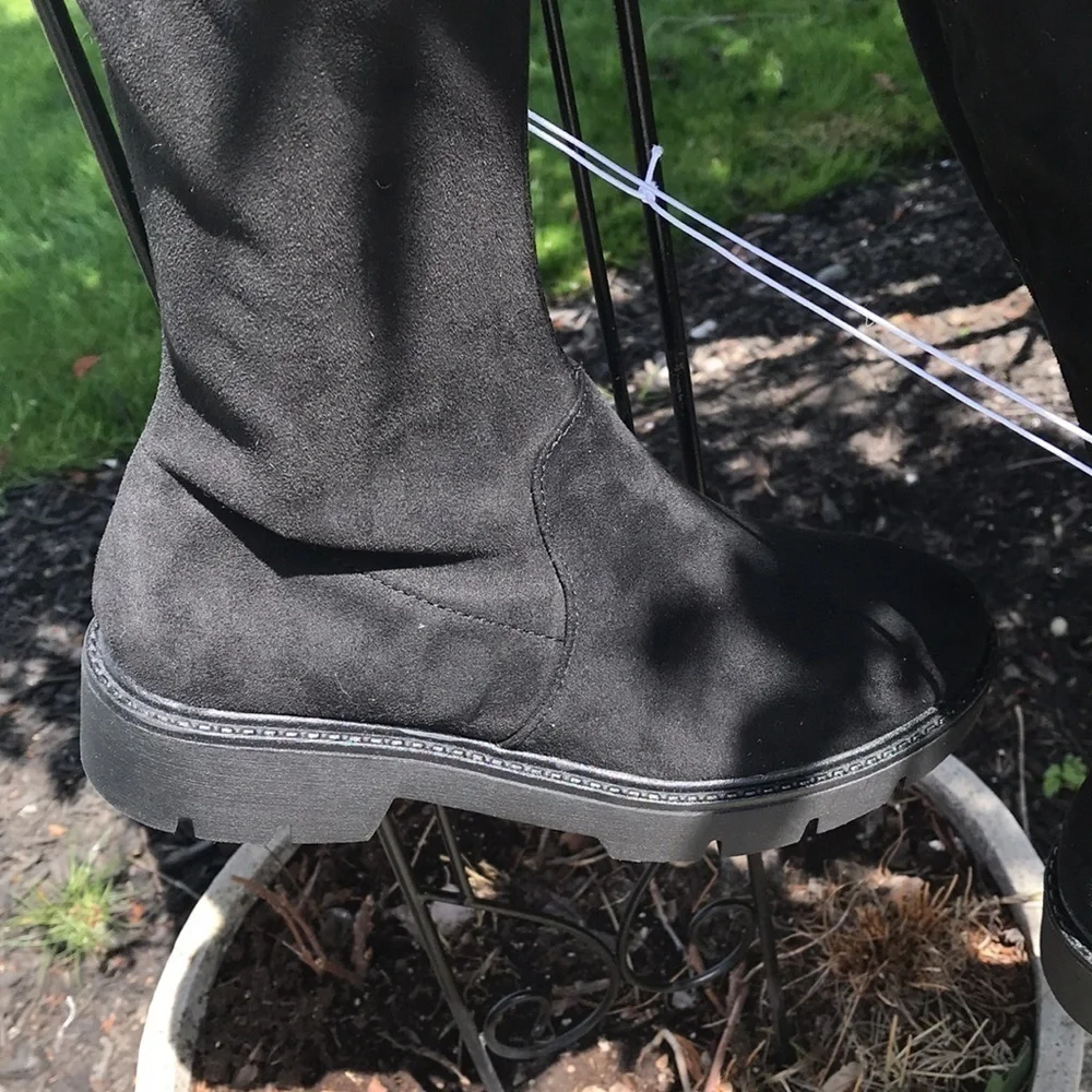 A new day Over the knee boots black nwt - Picture 4 of 9